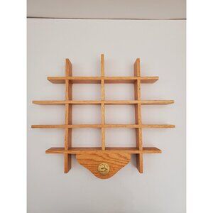 Wood Lattice Wall Shelves Display, Wooden Lattice Wall Hang Shelving, Small